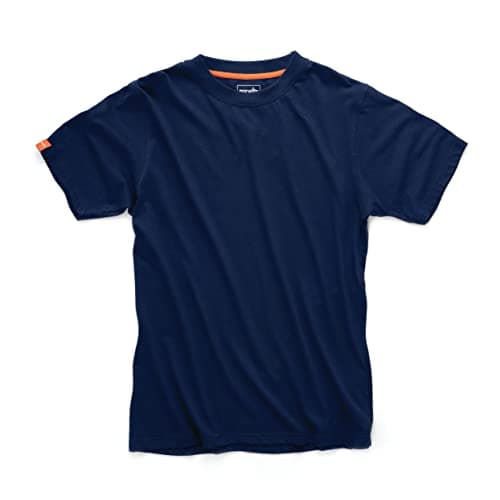 Image of Scruffs Mens Eco Navy Worker T-Shirt, Navy, L UK
