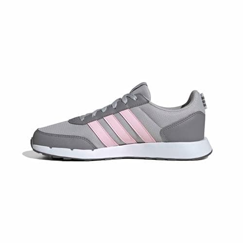 Image of adidas Women's Run 50s Shoes, Grey Two/Clear Pink/Grey Three, 6.5 UK
