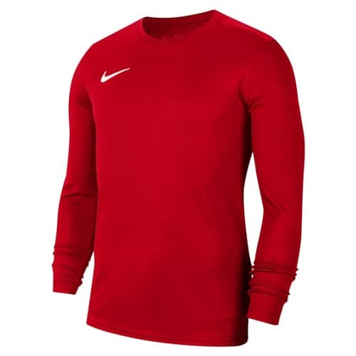 Image of NIKE Boy's Nike Park Vii Jersey Long Sleeve Sweater, Red, M UK