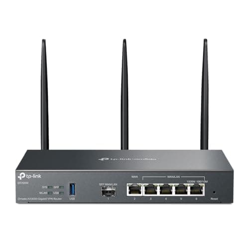 Image of TP-Link Omada ER706W AX3000 WiFi 6 VPN Router, Multi WAN Gigabit Gateway with SFP, Load Balancing, IPS, IDS, WireGuard, Cloud Managed