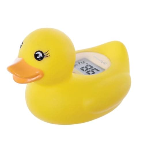Image of Dreambaby Room and Bath Baby Thermometer - Reliable Temperature Readings - Yellow Duck