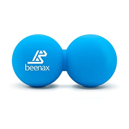Image of Beenax Peanut Massage Ball - Double Lacrosse Ball - Perfect for Trigger Point Therapy, Myofascial Release, Deep Tissue Massage, Yoga - Designed to Relieve Stress and Relax Tight Muscles