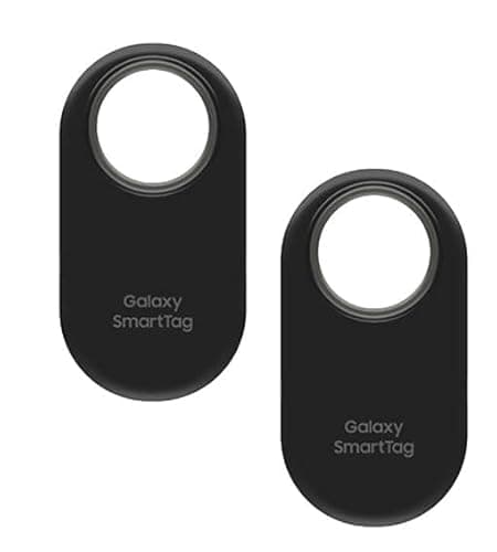 Image of Samsung Galaxy SmartTag2 Bluetooth Tracker (1 Pack), Compass View AR, Find Lost Mode, With Official Silicone Case, Black