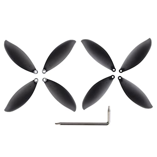 Image of Mtlavishness Parrot Anafi Drone Propeller Blades Replacement 8pcs CCW CW Propellers with Wrench Lightweight PC Material for Stable Flight Performance Quadcopter Accessory for RC