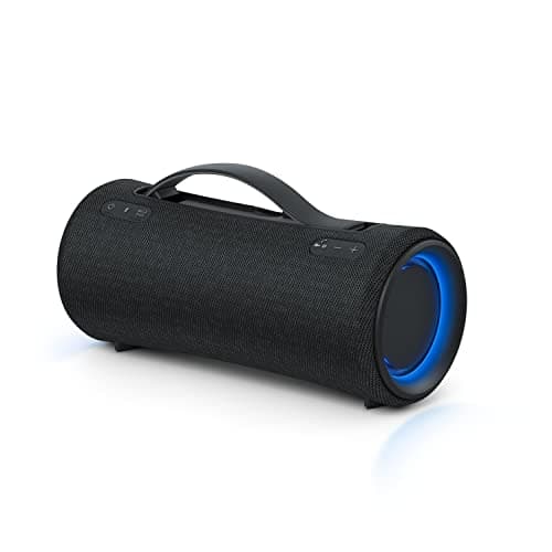 Image of Sony SRS-XG300 - Portable wireless Bluetooth speaker with powerful party sound and lighting - waterproof, 25 hours battery life, smartphone and quick charging - Black