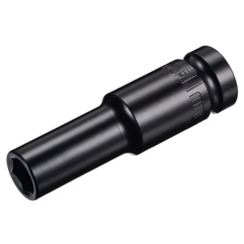 Image of sourcing map 1/2" Drive by 11mm Deep Impact Socket, Heat-Treated CR-V Steel 3.15" Length, 6-Point Metric Sizes