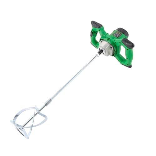 Image of POLYBOUND 240V 2100W Electric Paddle Mixer | Adjustable 6 Speed Heavy Duty Handheld Mixing Drill for Cement, Mortar, Concrete, Plaster, Paint, Tile Adhesive & Grout
