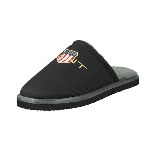 Image of GANT Men's Tamaware Slippers, black, 9.5 UK