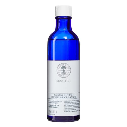 Image of Neal's Yard Remedies | Sensitive Comfort + Hydrate Micellar Cleanser | Up to 12 Hours of Hydration | Gifts for Women | Gently Cleanses & Hydrates Skin | 200ml