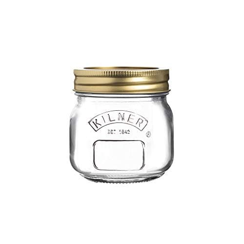 Image of Kilner Preserve Jar 0.25L (250ml) Round Glass Screw Top Lid Preservation Storage Jar for Jams Jellies Chutneys