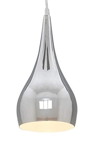 Image of Lighting Supermarket Modern Designer Teardrop Ceiling Pendant Light - Chrome - Small