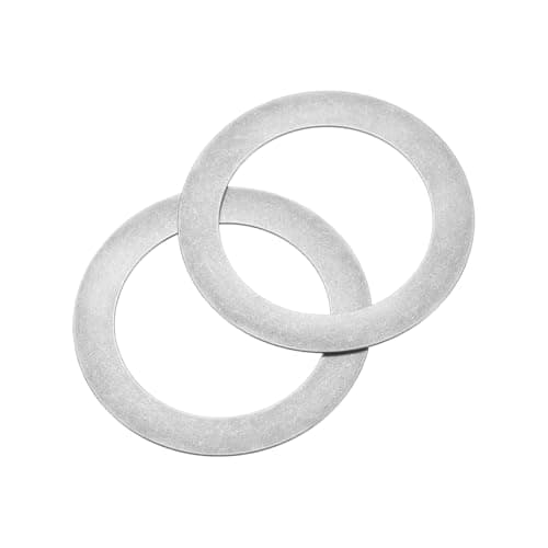 Image of sourcing map 20Pcs 304 Stainless Steel Flat Washers, M40x50x0.1mm Ultra Thin Flat Spacers, Flat Ring Fasteners for Bolts Screws, Electronic Repair, Automotive, Mechanical Industry