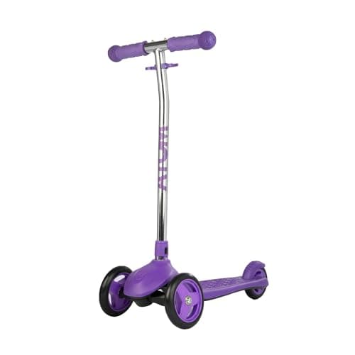 Image of ATOM Move 'N' Groove Children’s 3 WheeledScooter | Tilt-to-Turn Steering Toddler Toy with Removable Handle | Kids Push Ride for Ages 2+