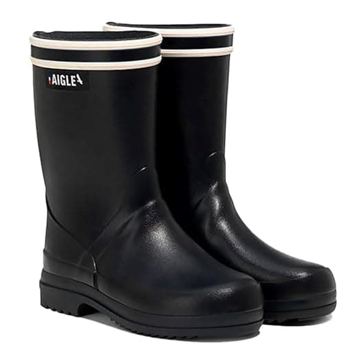 Image of Aigle FRENCH LOLLY DB Waterproof Children's Boots | Flexible upper made of natural rubber | Warm, quick-drying lining | Grippy sole | Made in France