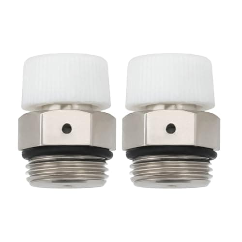 Image of Be In Your Mind 2Pcs 3/8 Inch Automatic Vent Valve Copper Ventilation Valves Drain Valve for Automatic Air Release in Exhaust Ports and Radiators
