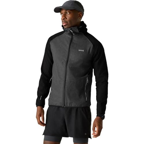 Image of Regatta Mens Arec III Softshell Jacket Water Repellent Midlayer Coat