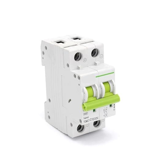 Image of TOMC7-C10 2P 10A DC MCB Solar Circuit Breaker 110V 220V C Curve Miniature Circuit Breaker 1pcs(25A)