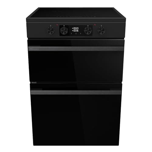 Image of Hisense Hi6 Max 60cm Electric Cooker with Induction Hob HDCEIT6C20B - Jet Black - A Rated