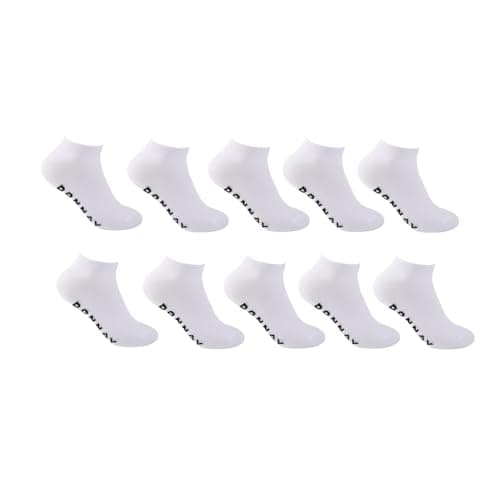 Image of Donnay Kids 10 Pack Trainer Socks Junior White 1-6