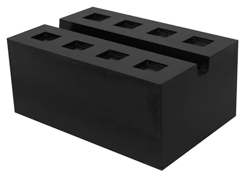 Image of Sealey Slotted Rubber Support Block for Viking Jacking Beams, 80mm - SJBEX.A03