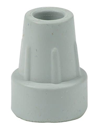 Image of Qty: 2X 16mm 5/8" Heavy Duty Rubber Ferrules for Walking Sticks - Grey - by Lifeswonderful®