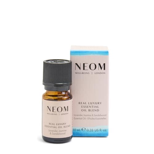 Image of NEOM - Real Luxury Essential Oil Blend, 10ml | Lavender, Jasmine & Sandalwood | Scent to De-Stress Range
