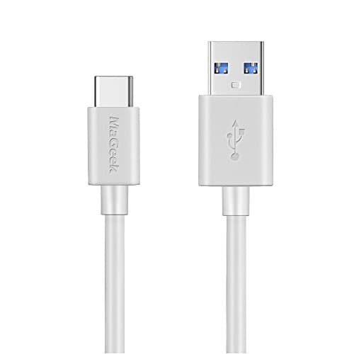 Image of MaGeek USB Type C Cable, (1.8m / 6ft) Extra Long USB-C to USB 3.0 Cable for Galaxy S8, S8+, MacBook, Nintendo Switch, Sony XZ, LG V20 G5 G6, HTC 10 and More(White)