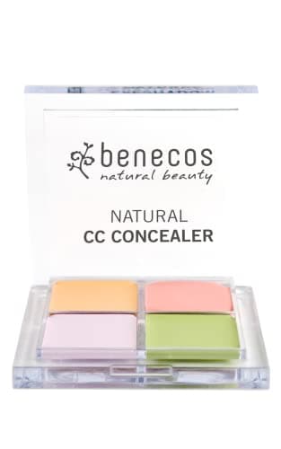 Image of Benecos Natural Cosmetics - CC-Concealer - Creamy - Correcting - Talkfree - Vegan - beige/green/pink/purple