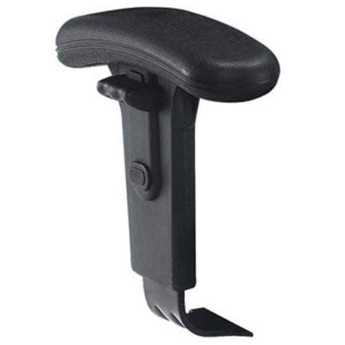 Image of Jemini Adjustable Chair Arms Black (Pack of 2)