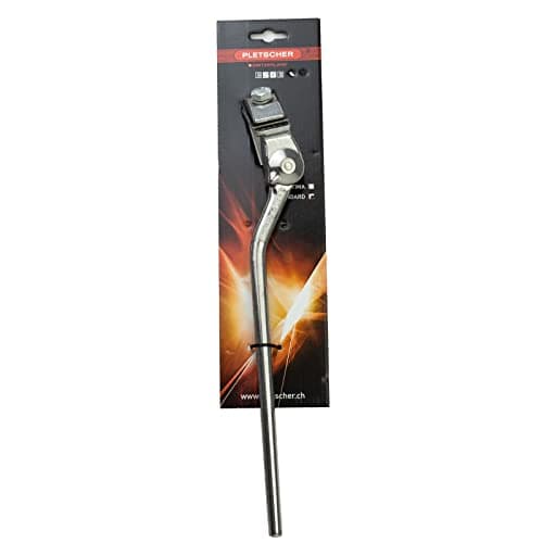 Image of Pletscher Standard Bottom Bracket Mounted Kickstand, Silver, 295mm, 20" to 28" (700c)