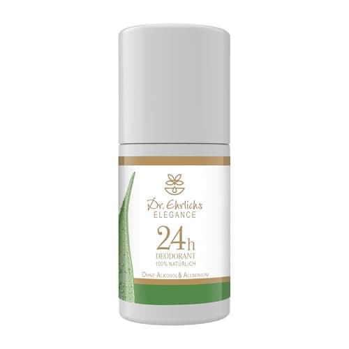 Image of Dr. Ehrlichs Elegance 24-Hour Roll-On Deodorant 100% Natural, Alcohol and Aluminium Salts, with Organic Aloe Vera and Plant Extracts, 50 ml