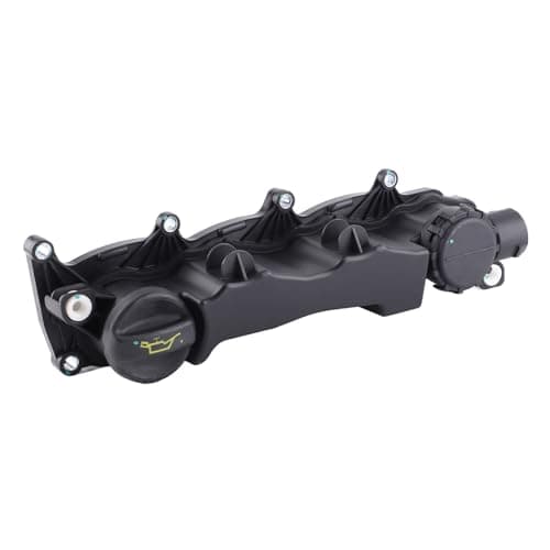 Image of Yuecoom Engine Valve Rocker Cover with Gasket PA+30% GF Cylinder Head Cam Cover Gasket Replacement for Citroen Peugeot Ford Fiat 1.6 HDI C2 C3 C4 C5 0248L1