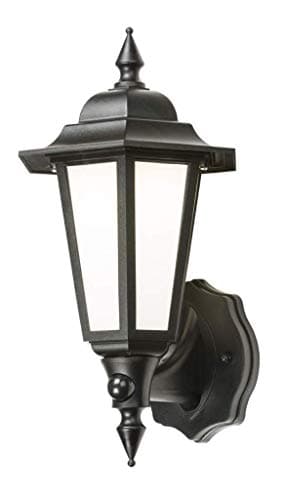 Image of Knightsbridge 230V IP54 LED Wall Lantern with PIR, Black