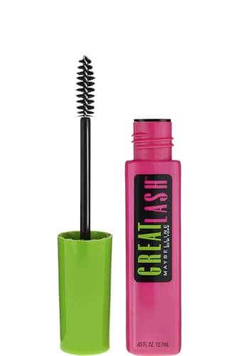 Image of Maybelline Great Lash Volumising And Thickening Mascara, Blackest Black