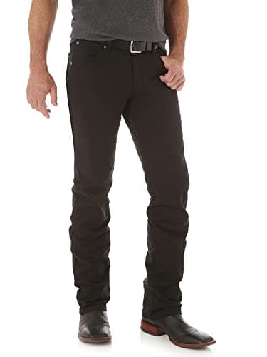 Image of Wrangler Men's Retro Slim Fit Straight Leg Jean, Black, 34W / 34L