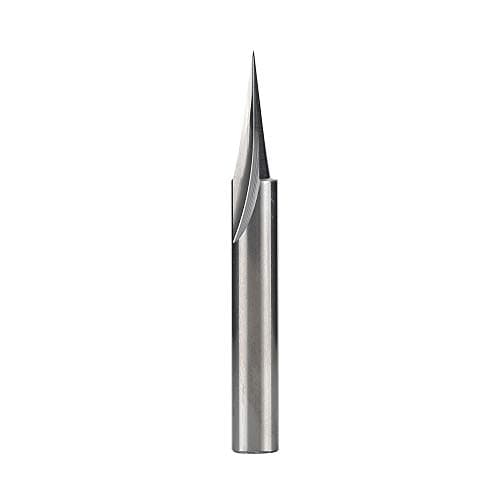 Image of Jiiolioa V21201 20 Degree Profile Bit V Groove Engraving Router Bit 1/4" Shank 1/4"X2"