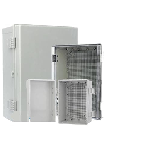 Image of IP66 Electrical Plastic Enclosure ABS Power Junction Box Outdoor Waterproof Distribution Box(179x130x90mm,Grey cover)