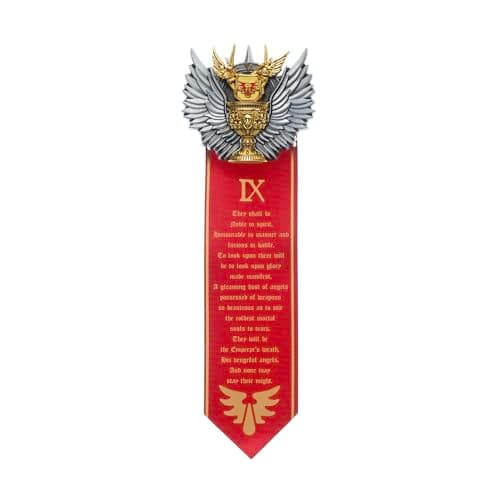 Image of Starforged Warhammer 40K Blood Angels Pin Sanguinius Blood Blessing Seal Badge, Zinc Alloy Steel, no gemstone