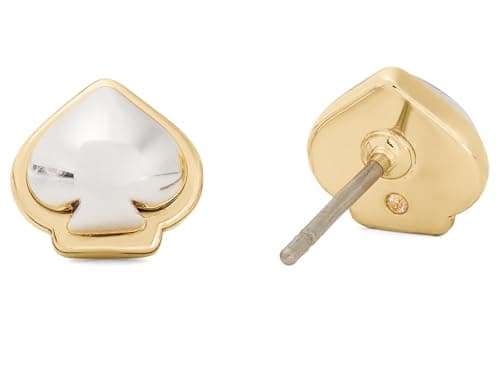 Image of Kate Spade New York Sculpted Spade Stud, Silver/Gold