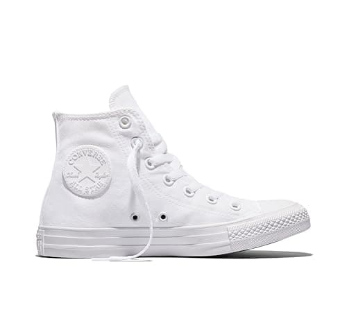 Image of Converse Mens All Star Hi Top Trainers White 12 UK