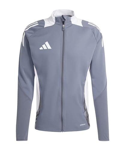 Image of adidas Football - Team Sport Textile - Jacket Tiro 24 Competition Tracksuit Top Grey White S