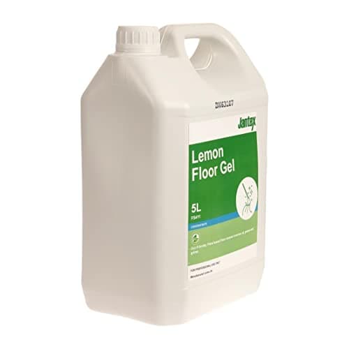 Image of Jantex Green Lemon Gel Floor Cleaner 5l Concentrate - Clears Grease and Oil, Low-Foaming Formula FS411