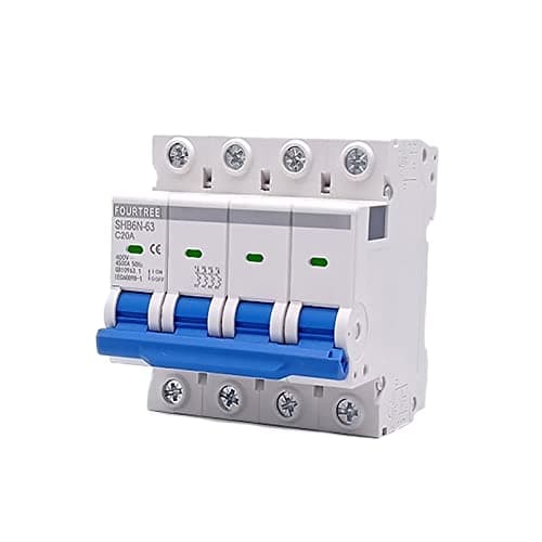 Image of GJEXXPTST Din Rail Mini Circuit Breaker 4 Pole 400V~ Household Air switches Distribution Box Mechanical Equipment Motor Protection 72mm MCB(4A)