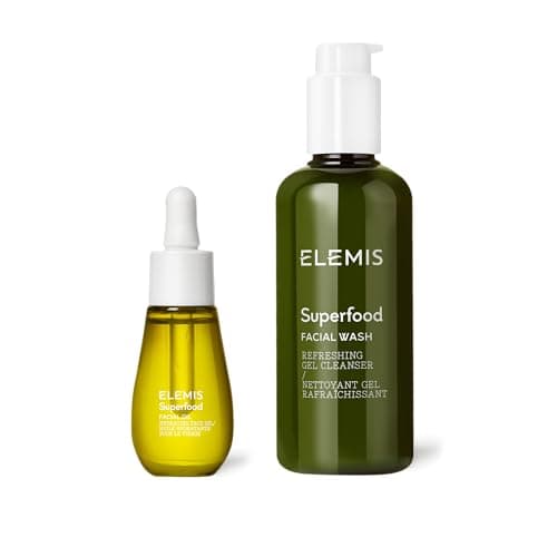 Image of ELEMIS Superfood Facial Cleanse, Lightweight Daily Nutrient-Rich Deep Gel to Foam Cleanser Balances & Hydrates Sensitive Skin, Refreshing, Antioxidant-Rich Skincare Treatment - Single or Bundle