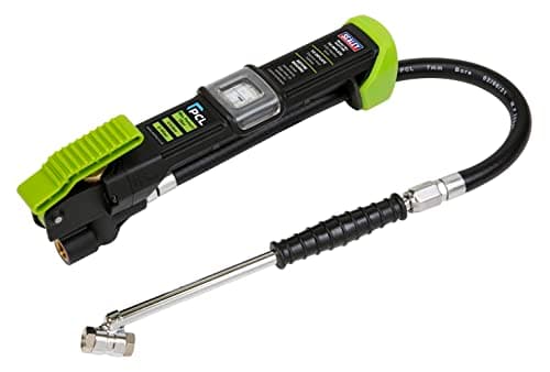 Image of Sealey Airlite Eco Tyre Inflator with Twin Hold-On Connector - SA37/99