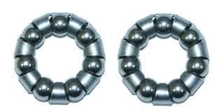 Image of ETC rear wheel axle Bearing cage pack of 2 1/4 7 ball bearings