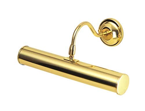Image of Firstlight PL2BR Picture Light E14 2 x 40 Watt Polished Brass Lamp