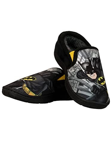 Image of DC Comics Boys Slippers Batman Black Size 10