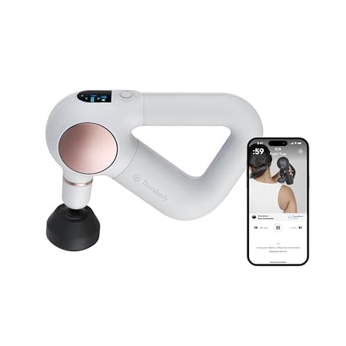 Image of Theragun Sense (1st Generation) by Therabody - Relaxing Massage Gun with Built-in Guided Routines for Easy Stress Relief, Tension & Sleep (White)