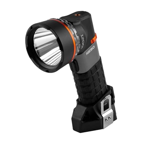 Image of NEBO Luxtreme SL75 Spotlight - Rechargeable Torch with Ultra Long 3/4 Mile Beam Distance - Flashlight with USB Charging Cable Included